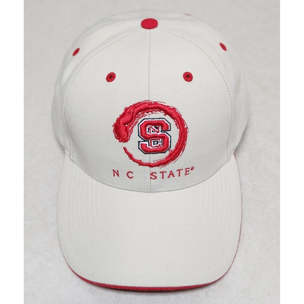 Vintage North Carolina State NCSU Adjustable Hook & Loop Hat Rare One Size